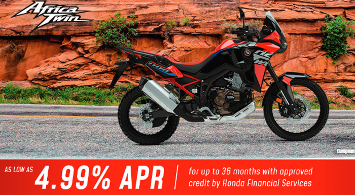 Honda US - Africa Twin - As low as 4.99% APR at Arkport Cycles