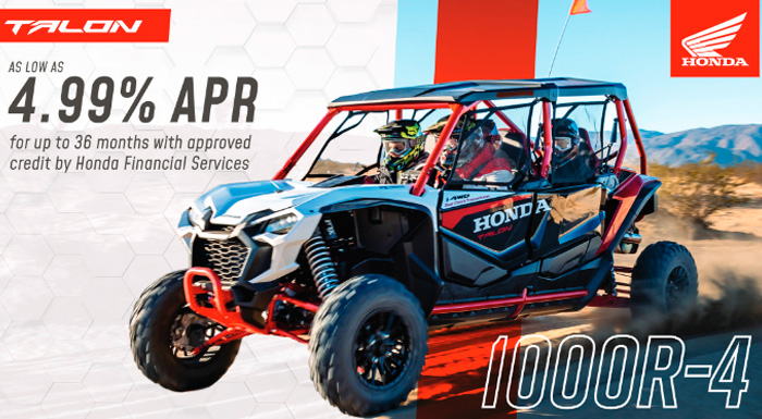 Honda US - TALON - As low as 4.99% APR at Leisure Time Powersports of Corry