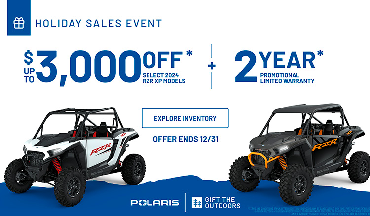 Polaris CA - Holiday Sales Event - RZR at Clawson Motorsports