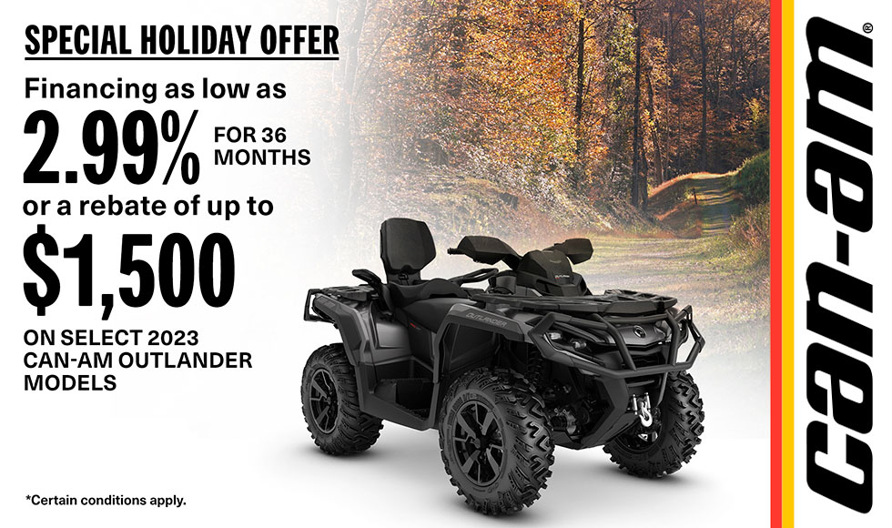 CAN AM OFF ROAD US - 2023 Outlander 650, 850, 1000 at ATV Zone, LLC