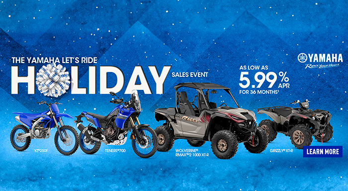 YAMAHA US - Holiday Sales Event at Friendly Powersports Slidell