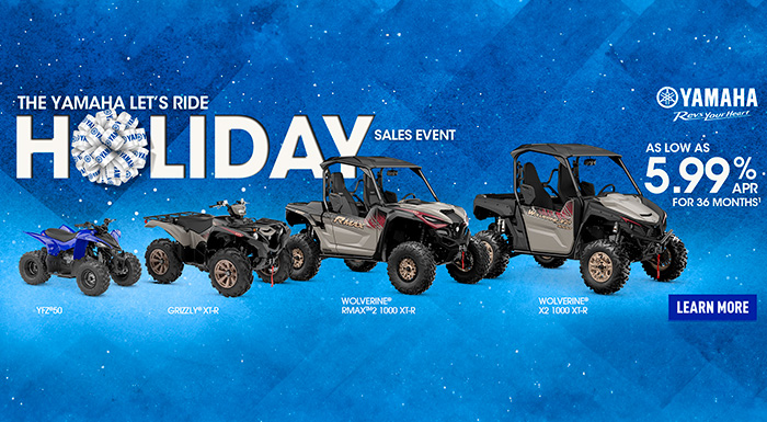 YAMAHA US - Holiday Sales Event - RV at Friendly Powersports Slidell