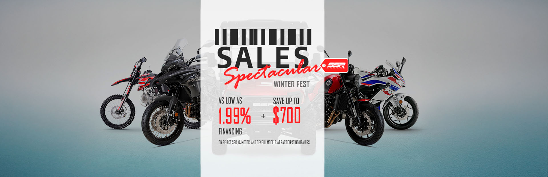 SSR Motosport - WINTER SALES at Cycle Max