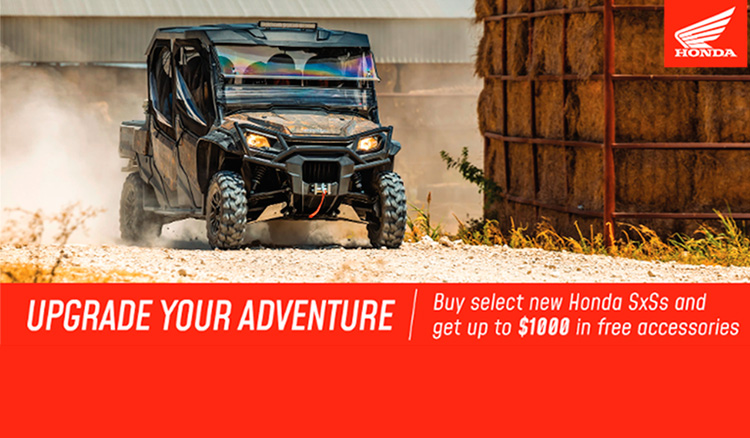 Honda - Save Big On Accesories - SxS at El Campo Cycle Center