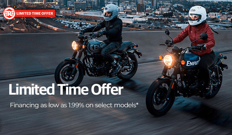 Royal Enfield - Limited Time Low Financing Promotion at Teddy Morse Grand Junction Powersports