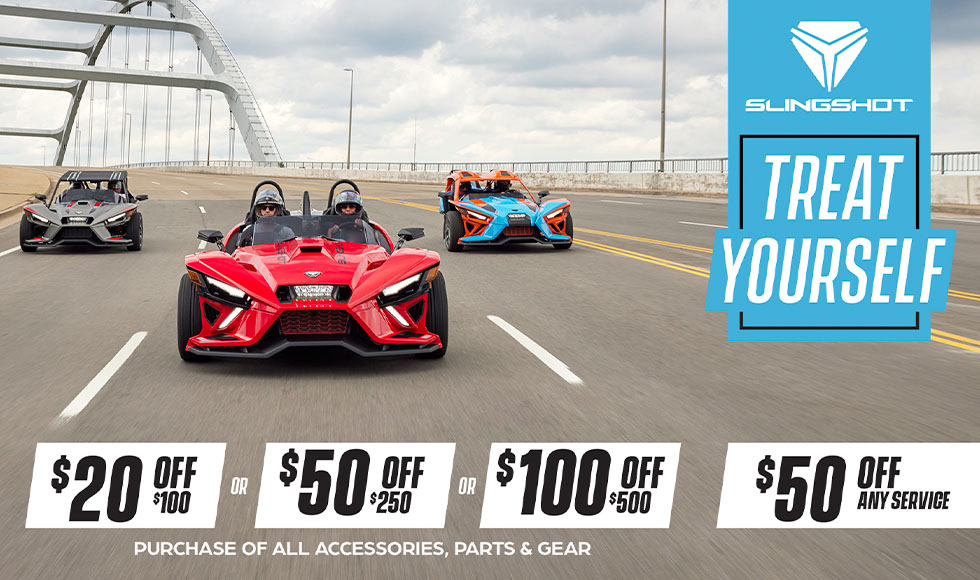 Slingshot US - March/April PG&A Promo at Friendly Powersports Baton Rouge