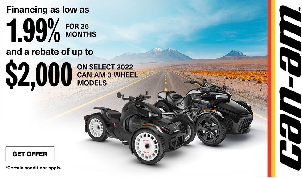 Can Am On Road - 2022 Ryker Rally Or Spyder Models at Jacksonville Powersports, Jacksonville, FL 32225