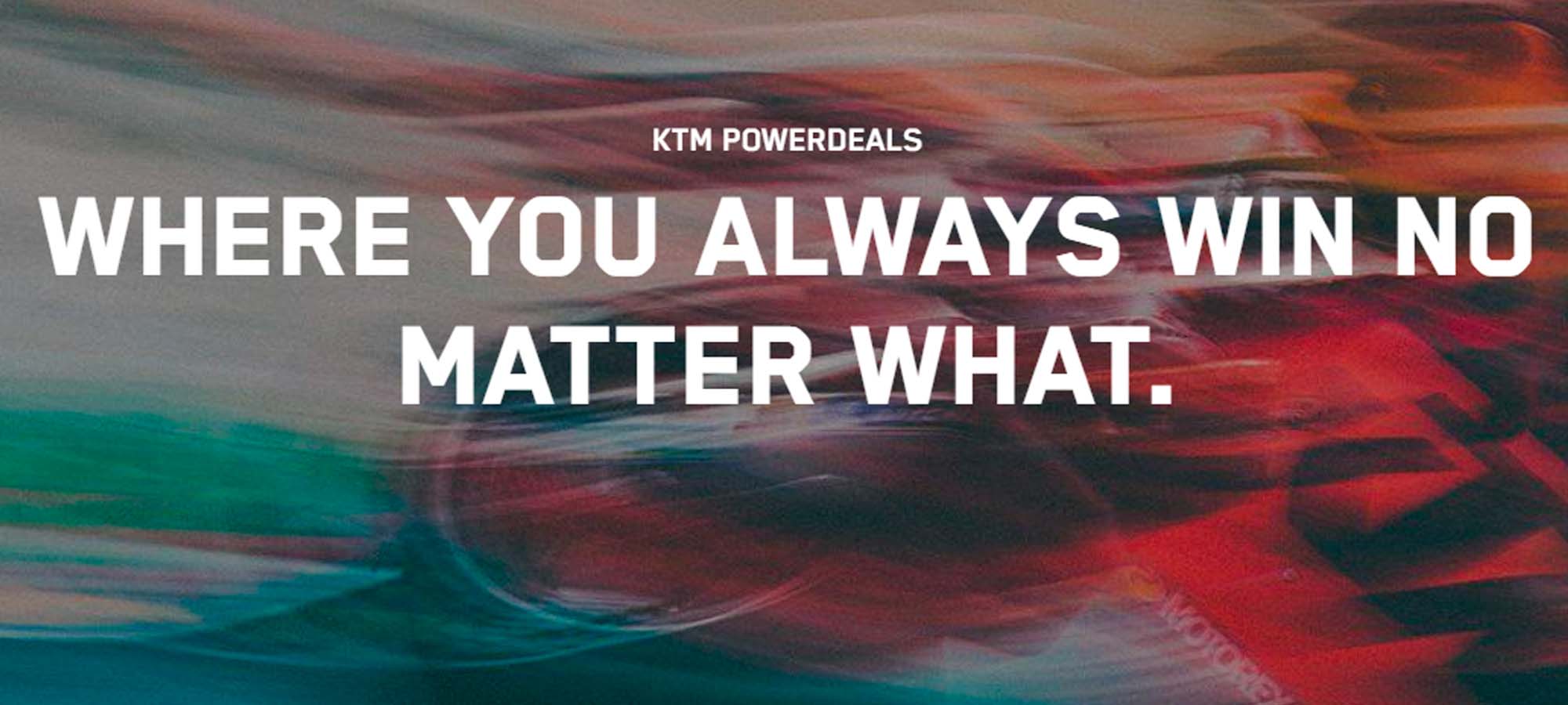 KTM US - KTM POWERDEALS RETAIL SALES PROMOTIONS b at Columbia Powersports Supercenter