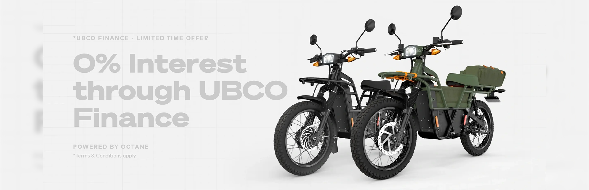UBCO Bikes USA - UBCO Finance at Northstate Powersports