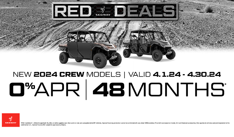 Segway - Red Deals april 2024 b at Teddy Morse Grand Junction Powersports