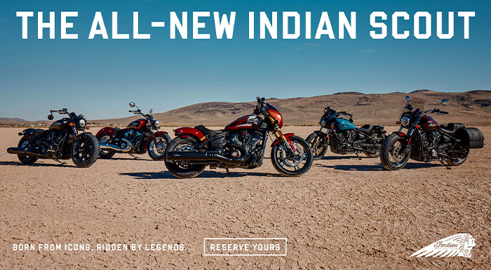 Indian US - Launch - Scout Family at Dick Scott's Freedom Powersports
