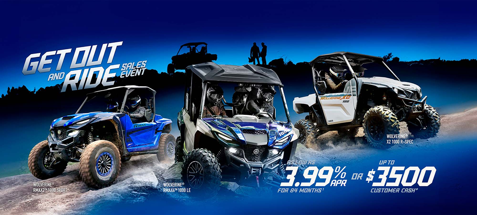 Yamaha US - GET OUT AND RIDE UTV SXS at Brenny's Motorcycle Clinic, Bettendorf, IA 52722