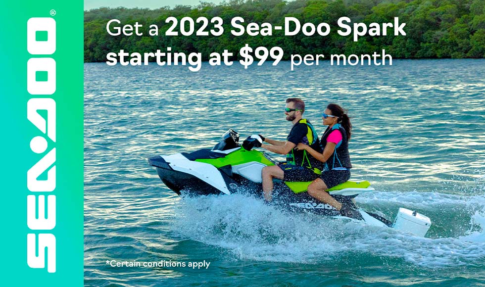 SEA DOO US - Get a 2023 Sea-Doo Spark model starting at $99 per month at Paulson's Motorsports