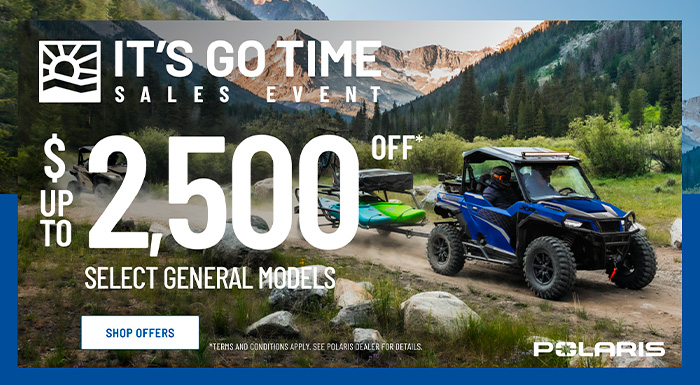 Polaris US - It's Go Time Sales Event - General at Friendly Powersports Slidell