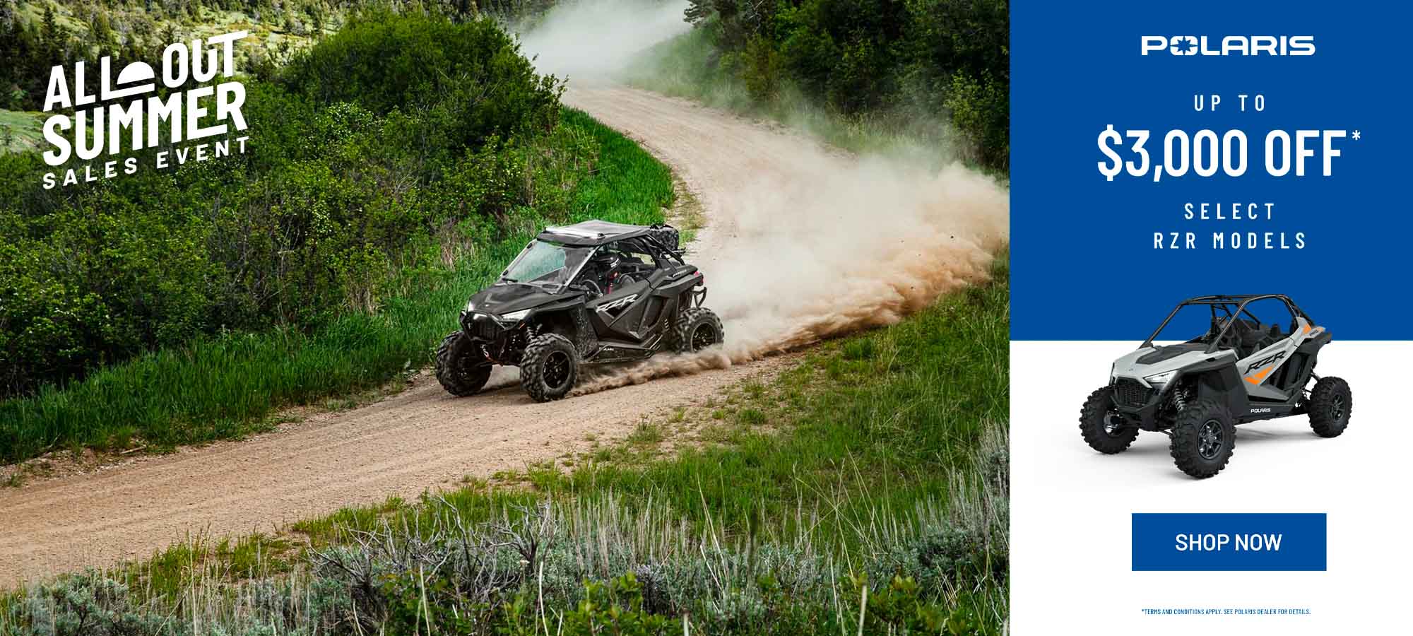 Polaris US - All Out Summer Sales Event - RZR at Wood Powersports Fayetteville