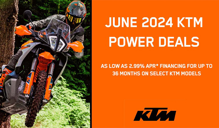 KTM US - KTM POWERDEALS RETAIL SALES PROMOTIONS (JUNE 2024)  - Offer 2 at Wood Powersports Fayetteville