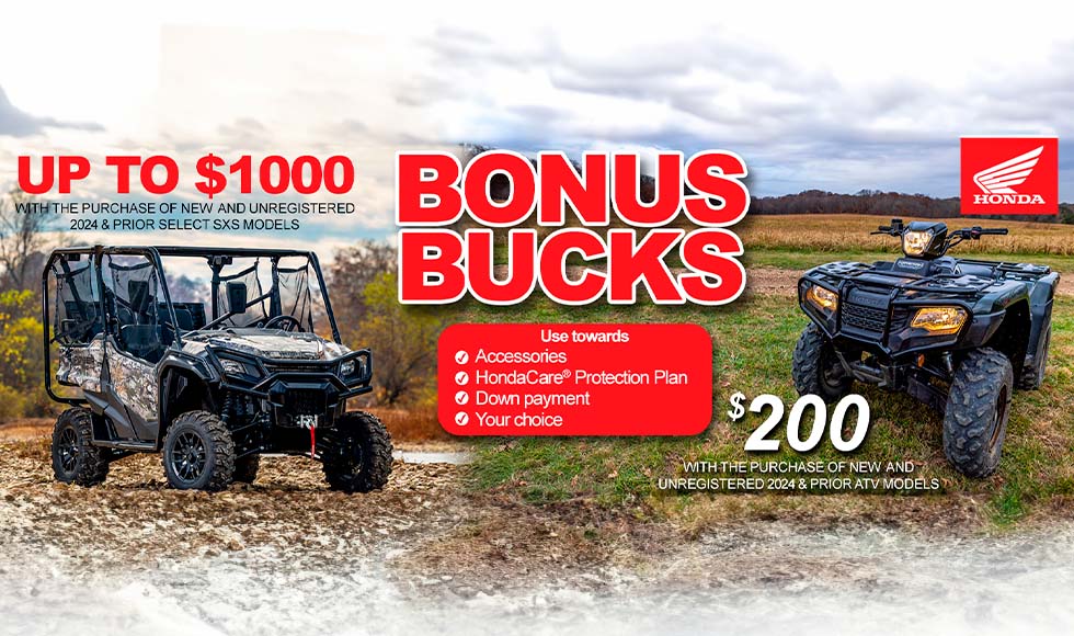 Honda US - Bonus Bucks at Martin Moto