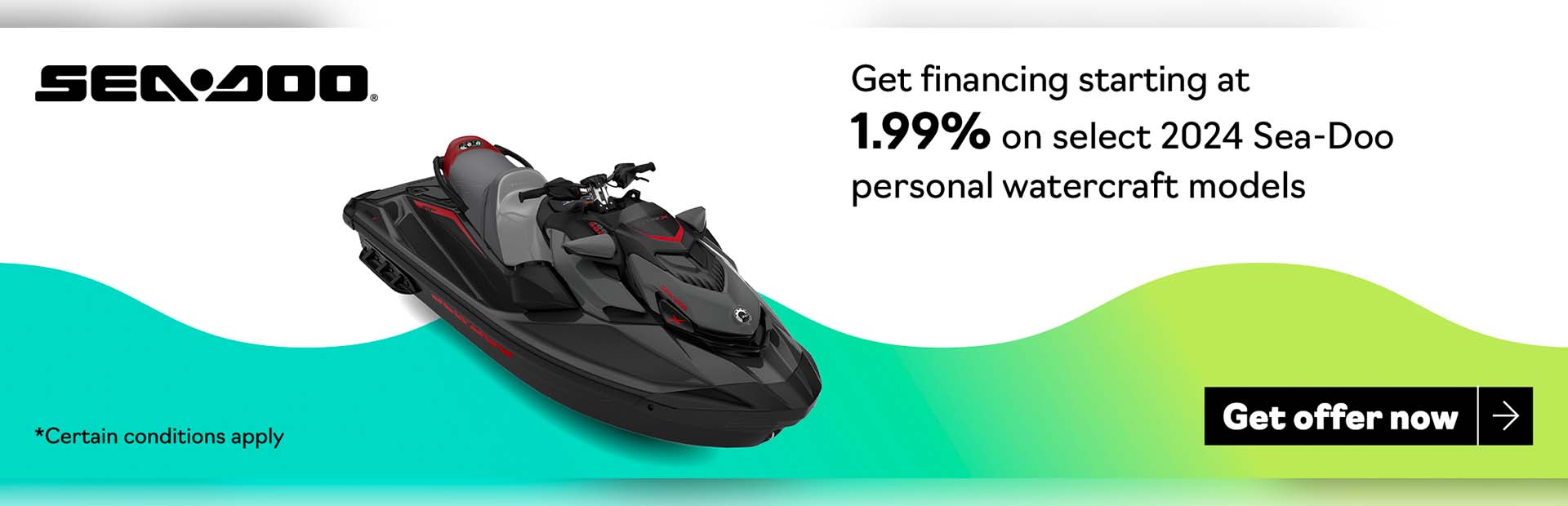 Sea Doo US - 1.99% on 2024 Sea Doo PWC Models at Paulson's Motorsports