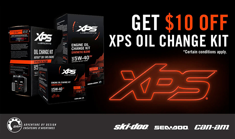 SKI DOO US - $10 off XPS Oil Change Kits at Mount Rushmore Motorsports