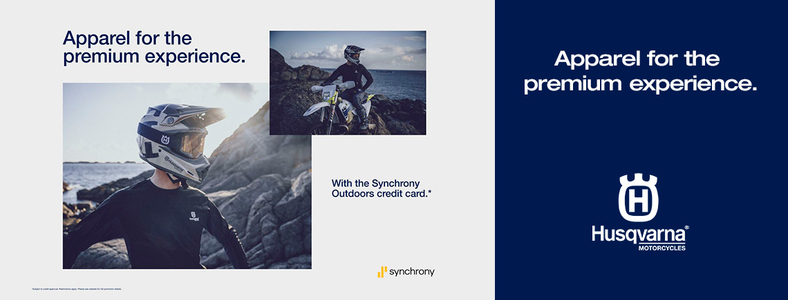 Husqvarna - Synchrony Outdoors Credit Card at Five Star Cycle