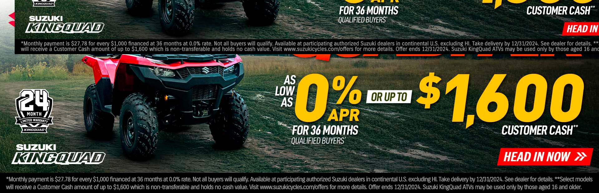 Suzuki US - QUADMANIA at Hebeler Sales & Service, Lockport, NY 14094