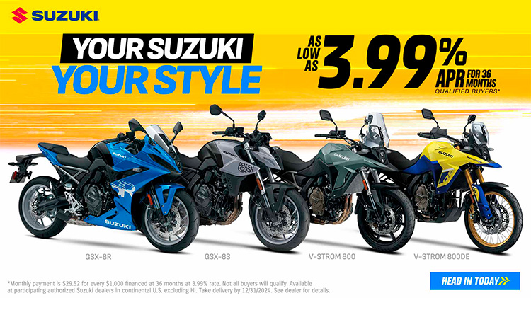 Suzuki - Your Suzuki Your Style at Wood Powersports Fayetteville