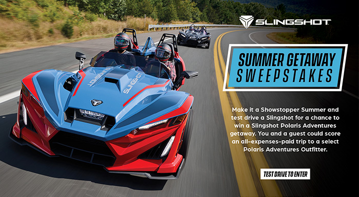 Slingshot US - Slingshot Summer Getaway Sweepstakes at Shift Digital - Website Access - Metric