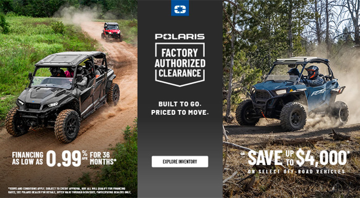 Polaris US - Factory Authorized Clearance Sales Event at Shift Digital - Website Access - Metric