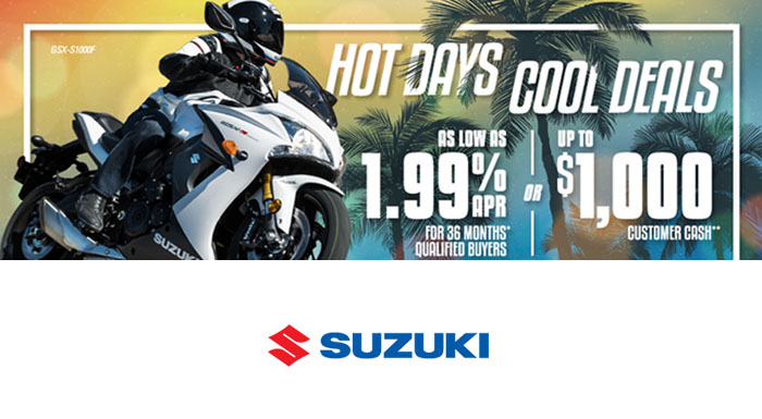 Hot Days Cool Deals Promotion at Thornton's Motorcycle - Versailles, IN