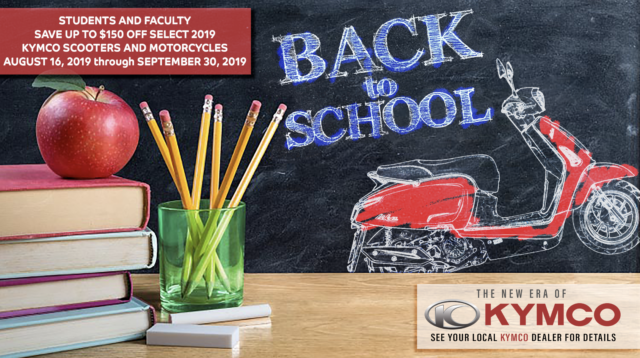 2019 FALL BACK TO SCHOOL REBATE at Brenny's Motorcycle Clinic, Bettendorf, IA 52722