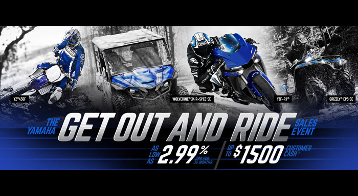 Get Out And Ride Sales Event at Champion Motorsports