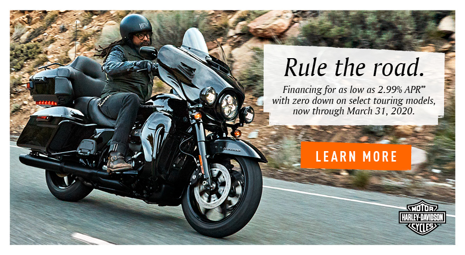 March Touring Financing Offer at Outlaw Harley-Davidson