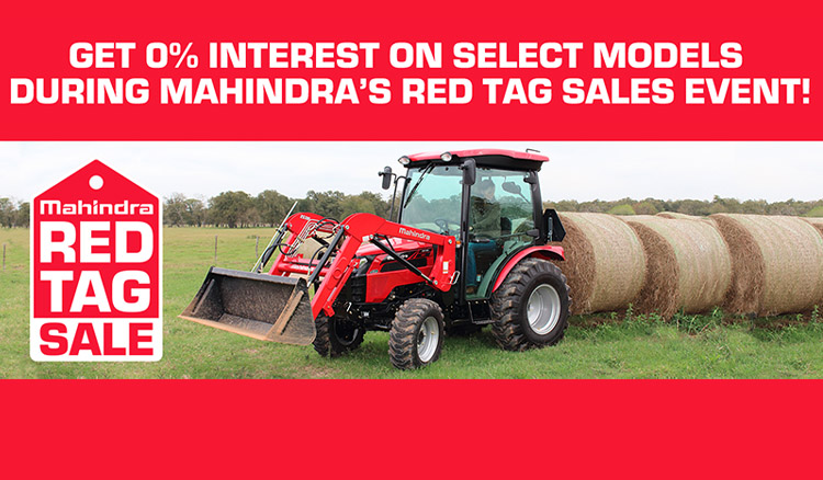 Mahindra Tractor Red Tag Sale at Thornton's Motorcycle - Versailles, IN