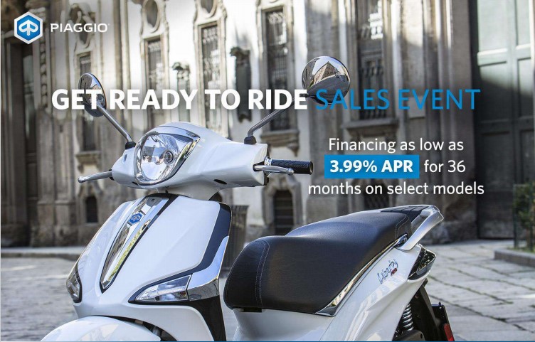 Piaggio's Get Ready to Ride Sales Event at Powersports St. Augustine