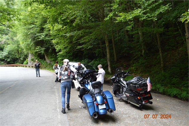 2024 July 7 Chasing Waterfalls Ride p at Smoky Mountain HOG