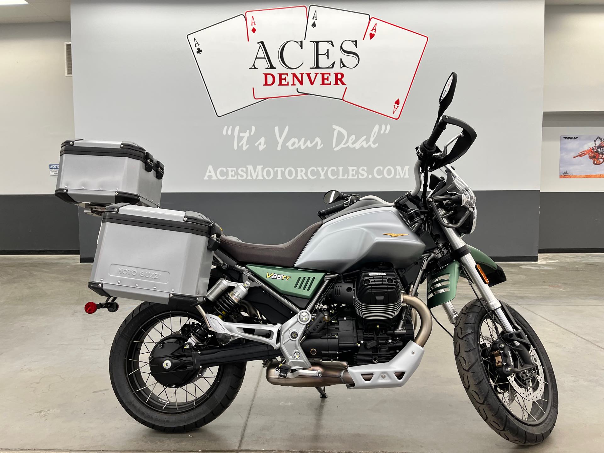 2022 Moto Guzzi V85 TT Centenario E5 at Aces Motorcycles - Denver