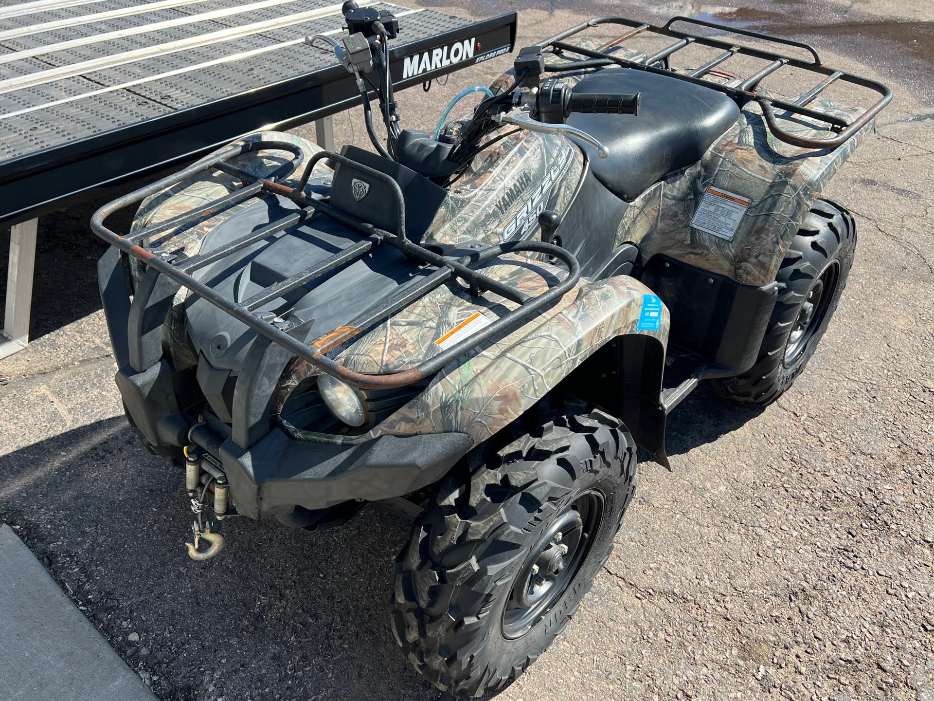 2014 Yamaha Grizzly 450 Auto 4x4 EPS at Interlakes Sport Center