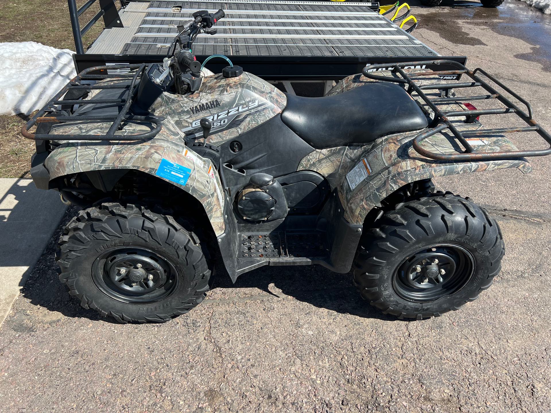 2014 Yamaha Grizzly 450 Auto 4x4 EPS at Interlakes Sport Center