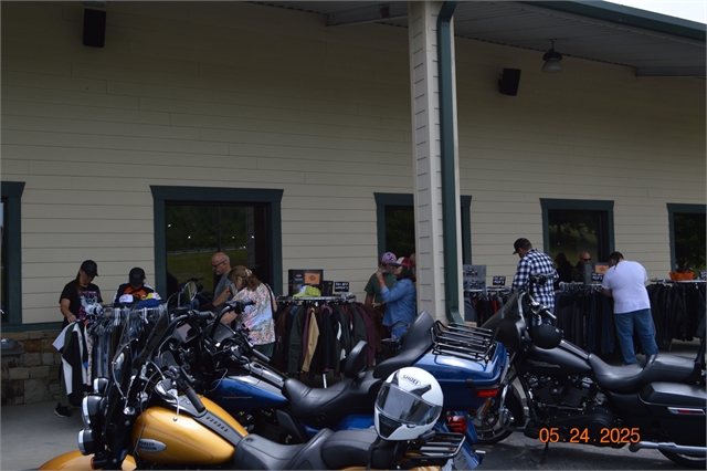2025 May 24  H-D of Asheville Memorial Day Event w/ SMHOG photo at Smoky Mountain HOG