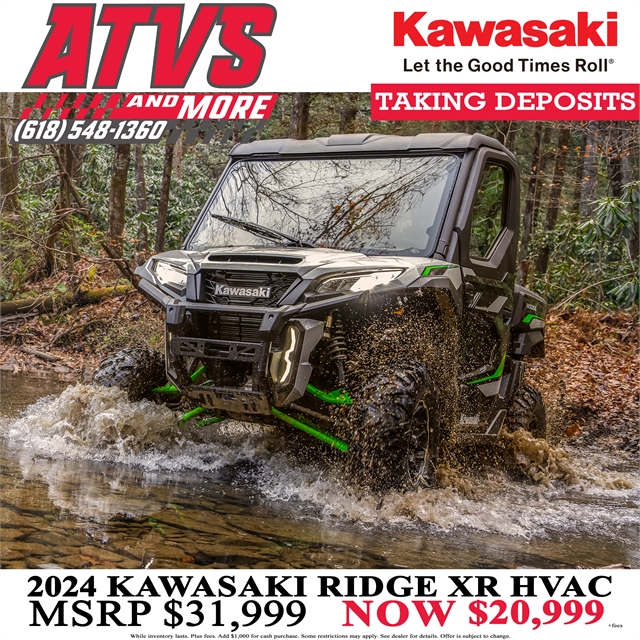 2024 Kawasaki RIDGE XR HVAC at ATVs and More