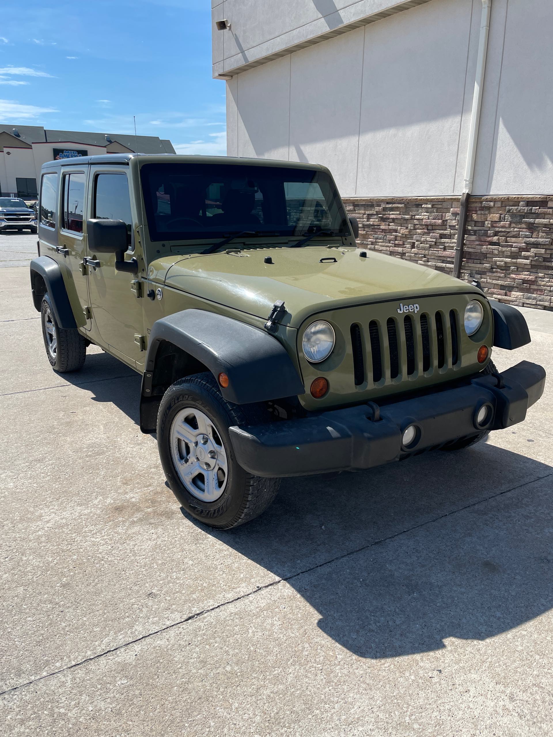 2013 Jeep Wrangler Unlimited at Head Indian Motorcycle
