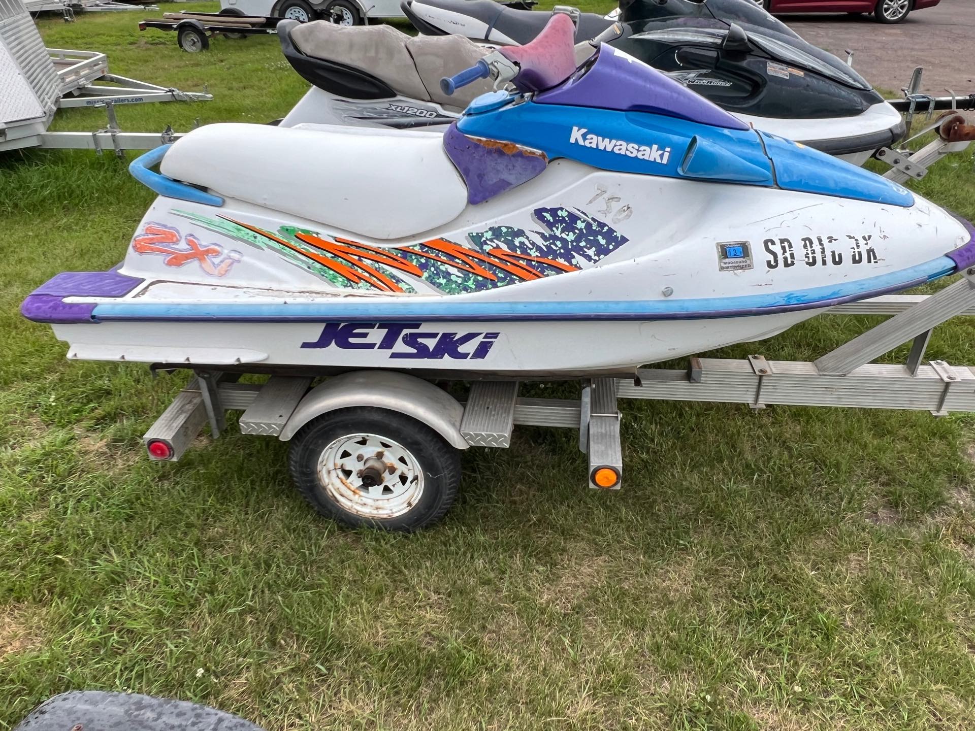 1995 Kawasaki ZXI 750 at Interlakes Sport Center