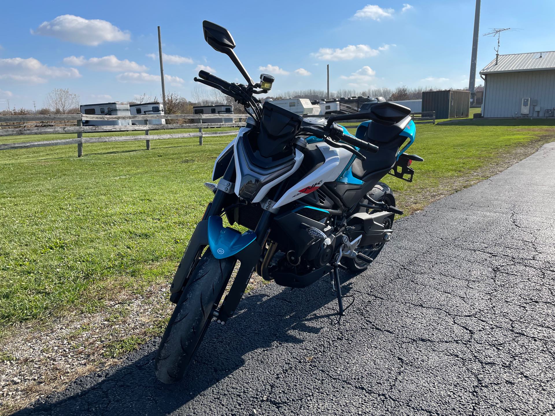 2024 CFMOTO NK 450 at Randy's Cycle