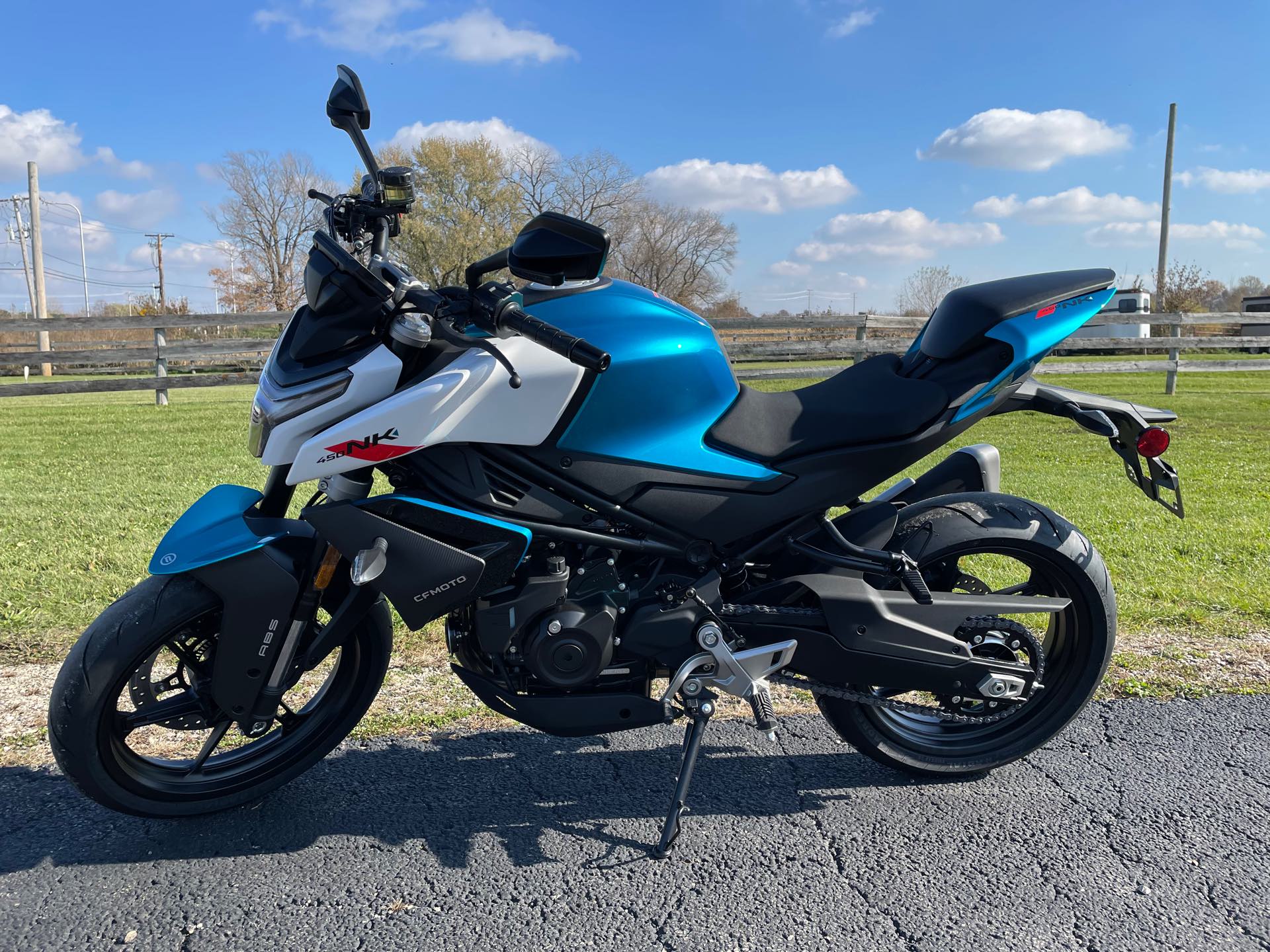 2024 CFMOTO NK 450 at Randy's Cycle