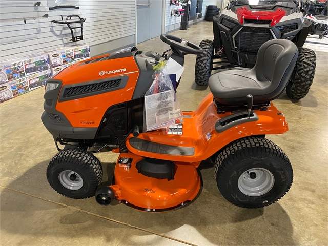 2022 Husqvarna Power Riding Lawn Mowers YTH22V46 at R/T Powersports