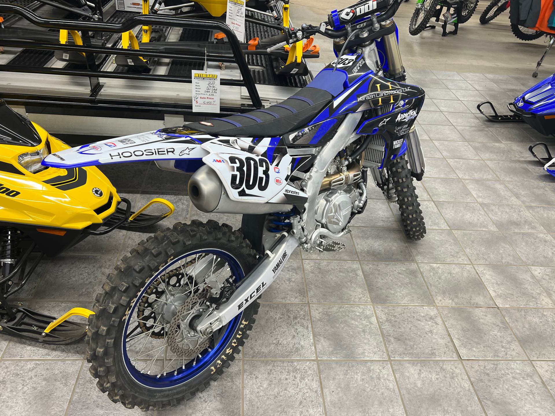 2020 Yamaha YZ 450F at Interlakes Sport Center