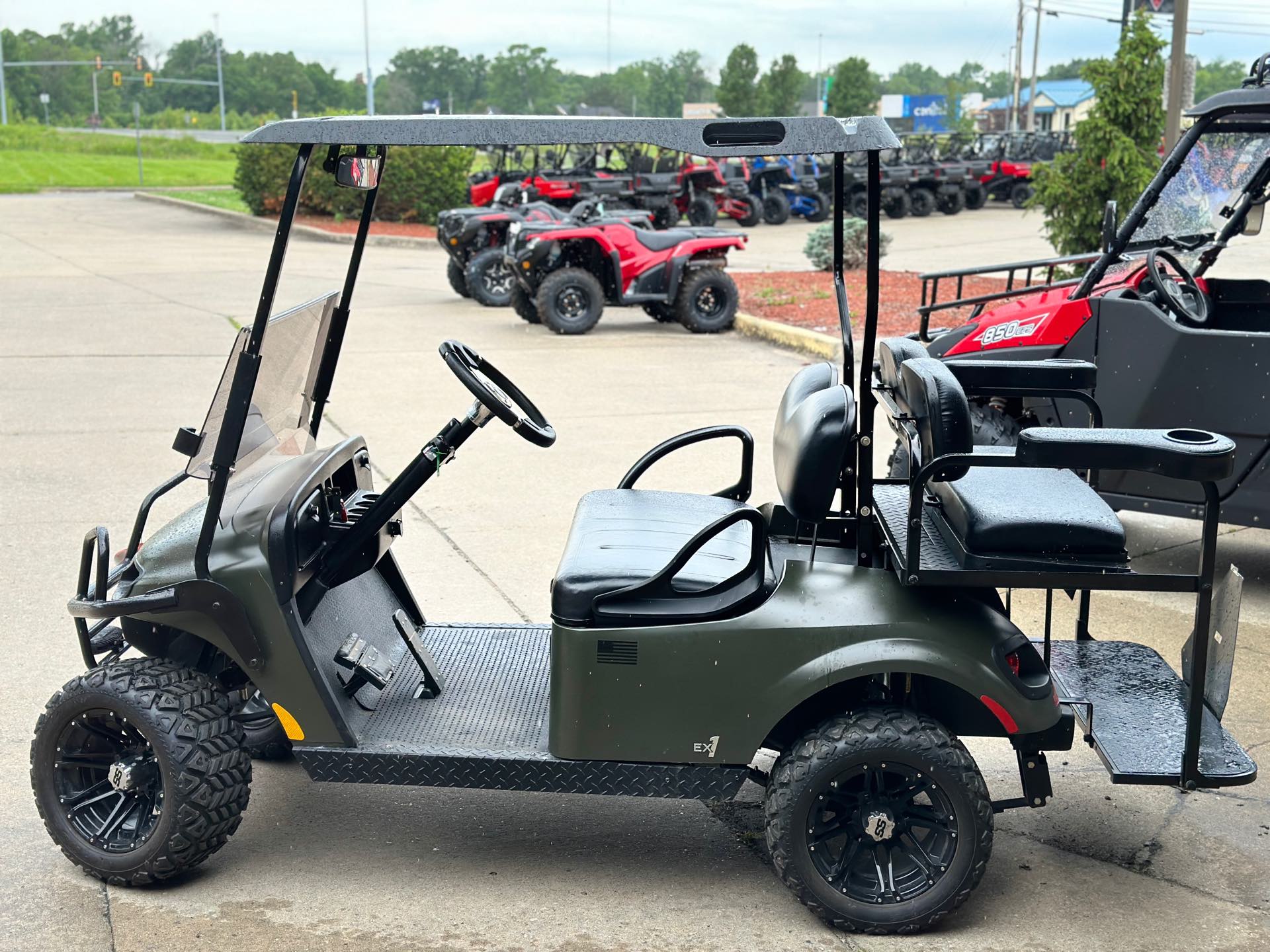 2021 EZ-GO GAS 4 SEAT GOLF CART at Southern Illinois Motorsports