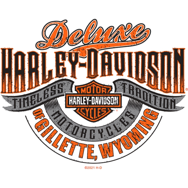 2021 T-Shirt Back Prints at Deluxe Harley Davidson