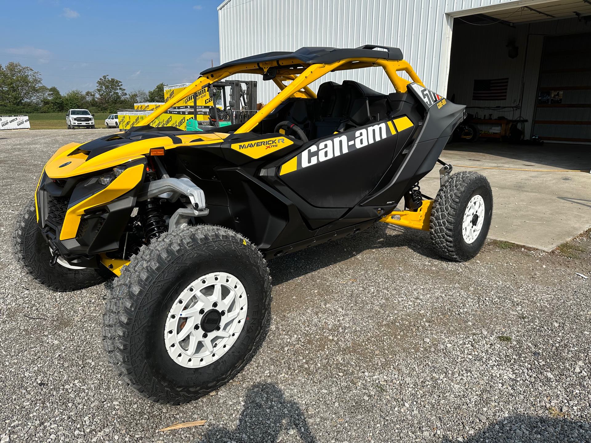 2024 Can-Am Maverick R X rs With SMART-SHOX at Green Mount Road Motorsports