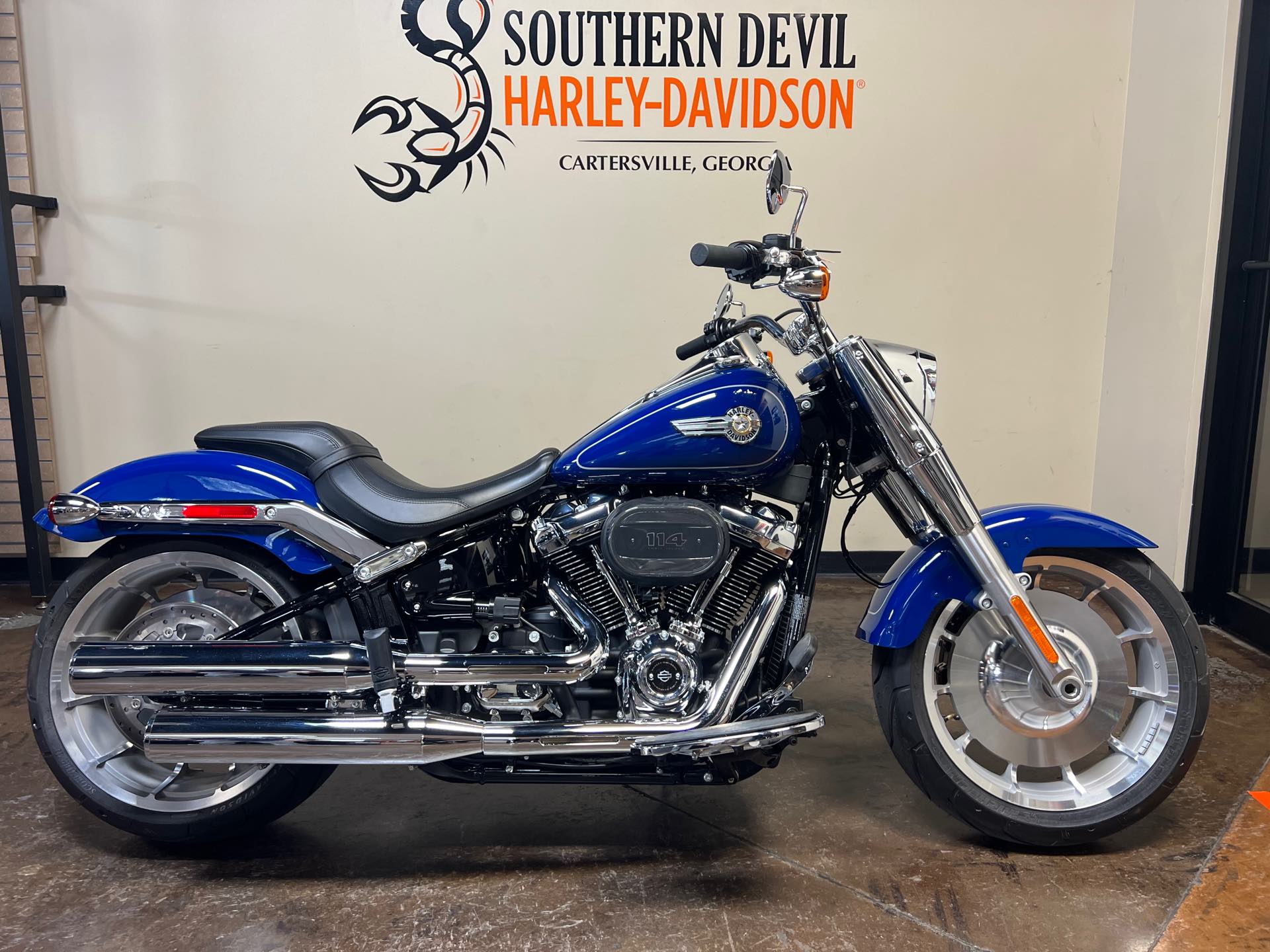 2023 Harley-Davidson Softail Fat Boy 114 at Southern Devil Harley-Davidson